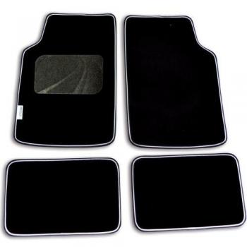 Alfombrillas Michelin Universales de Polipropileno Negras - Kit Completo 4 Piezas 46x80 cm