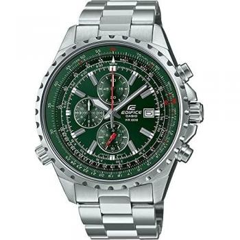 Casio Edifice EF-527D-3AVUEF Men's Chronograph Green Dial Stainless Steel Watch