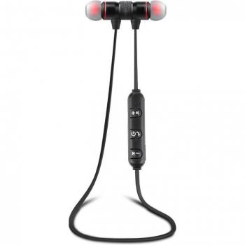 Auriculares Bluetooth 5.0 Deportivos Inalámbricos Magnéticos con Banda para el Cuello, Estéreo de Metal con Micrófono para Todos los Teléfonos
