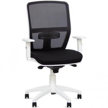 Silla Ergonómica con Respaldo de Malla Alice Black de Kunna Negra