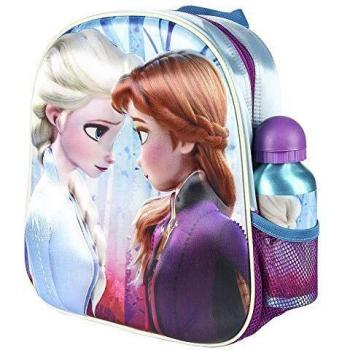 Cerdá, Mochila con Botella de Agua Infantil de Frozen 2-Licencia Oficial Disney Studios Unisex niños, Multicolor, 250X310X100MM