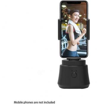 Soporte Gimbal Estabilizador para Smartphones con Seguimiento Automático de Rostros, Alimentado por Batería y Carga USB
