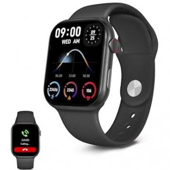 Ksix Urban 5 Mini Smartwatch Pantalla AMOLED 1.75, Autonomía de 5 días, Modo deporte y salud, Manos libres, Sumergible, Negro