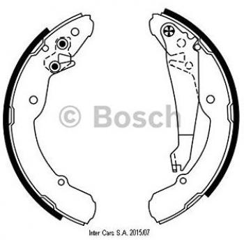 Bosch 986487555 zapata de freno