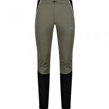 Pantalón largo CMP Light Softshell para hombre, color verde oliva, talla 50