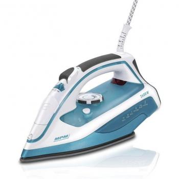MPM MZE-15 Plancha de Ropa a Vapor 2600W con Suela Antiadherente, Función de Vapor Vertical y Golpe de Vapor, Sistema de Auto-limpieza y Anti-goteo,
