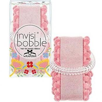 Invisibobble Wrapstar Flores & Bloom Hair Tie with Ribbon