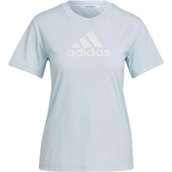 Camiseta de Manga Corta Mujer Adidas Move Logo Sport Cian