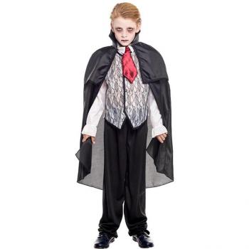 Disfraz de Vampiro Negro para niño