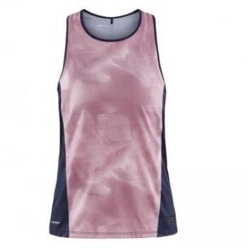 Camiseta de tirantes Craft PRO Hypervent Singlet W (Blaze Multi) mujer, sin mangas, diseñada para alto rendimiento, fabricada con tejido ligero y transpirable, ideal para actividades deportivas intensas