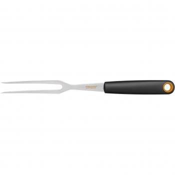 Fiskars Horquilla de trinchado, 28 cm, Acero inoxidable/Plástico, Functional Form, Negro/Naranja, 1014192