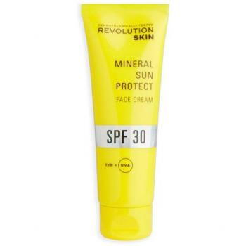 Revolution Skincare - Protector solar facial Mineral SPF30, crema mineral protectora para pieles sensibles, 50 ml