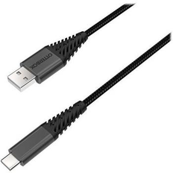 Otterbox - Cable USB-C a USB-A robusto, ultra resistente, 2 metros, color negro
