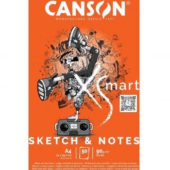 Bloc Canson XSmart Sketch & Notes A4 50 hojas 90g
