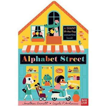 Libro Plegable Gigante Calle del Alfabeto con Solapas Interactivas