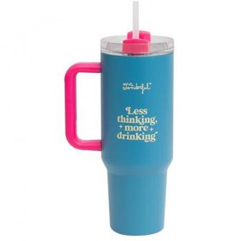 Taza Térmica Multicolor 1.2 Litros Menos Pensar, Más Beber - Mr. Wonderful