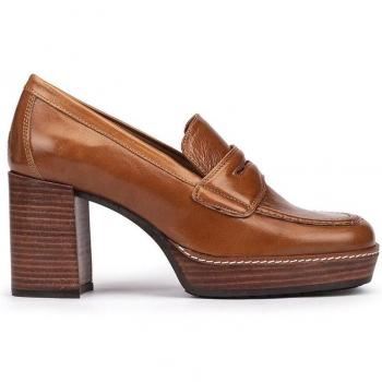 Mocasines de charol Pedro Miralles modelo FRIBURGO en tonos marrones