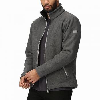 Regatta Men's Garrian II Full Zip Fleece Jacket - Storm Grey, Size: M