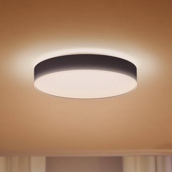 Philips Hue Enrave Lámpara de techo LED de 42,5 cm negra