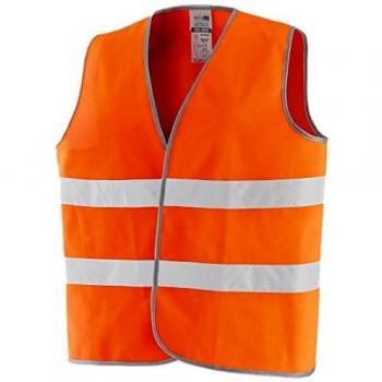 Chaleco de Alta Visibilidad Naranja Flúor Homologado