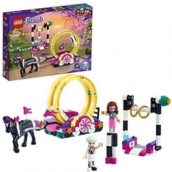 LEGO 41686 Friends Magical Acrobatics Gymnastics Fairground Set, Amusement Theme Park Toy for Kids 6+ Years Old