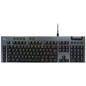 Teclado Gaming Mecánico Logitech G915 X Táctil Ultra Plano AZERTY Negro con Retroiluminación RGB