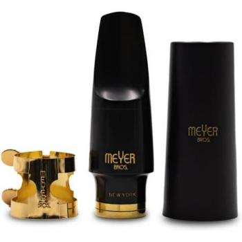 Meyer Bros New York Connoisseur Series Alto Saxophone Mouthpiece Size 5M Ebonite
