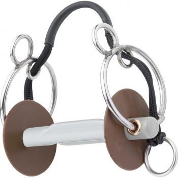 Beris Gebiss Kombi Schmetterlingsstange Soft - Bocado, color gris, talla DE: 130mm