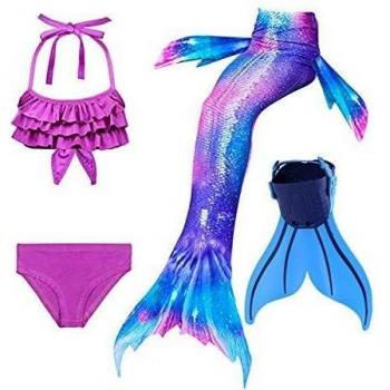 SPEEDEVE Cola de Sirena para Niñas,Dh22+wjf74,130