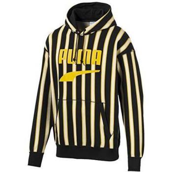 Puma Downtown PO Graphic - Sudadera con Capucha para Hombre, Color Negro Negro M