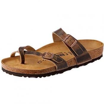 Sandalias Birkenstock Mayarí Beige 1011433 con plantilla anatómica y tiras ajustables