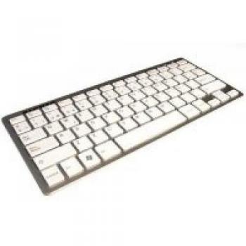 KL Tech KTU0021 - Teclado USB, aluminio/blanco