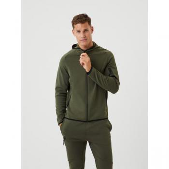 Borg Tech Sweat Hoodie Green, XL