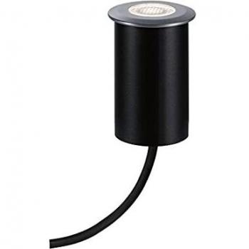 Luz empotrada LED de suelo Paulmann, IP67, 3000K, 11W, aluminio gris, 230V