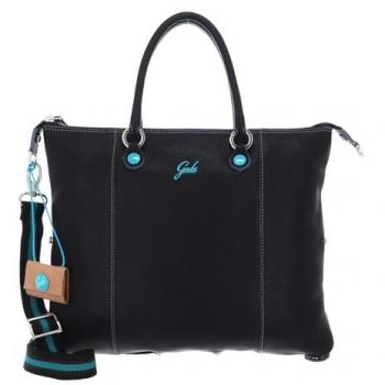 Gabs G3 Plus Black Leather Handbag (36.5 cm, Set of 2)