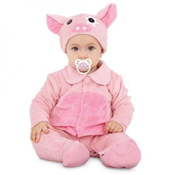 Disfraz de Cerdito Rosa para Bebé - VIVING, 7-12 meses, My Other Me, Mom Disfraz Junior Pequeño Cerdito