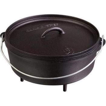 Camp Chef Classic 12 Preseasoned Cast Iron Dutch Oven with Legs