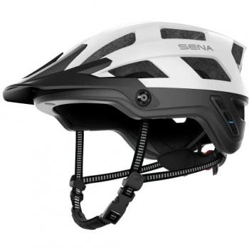 Sena Casco de MTB M1 Evo con Tecnología Mesh, Color Blanco Mate, Talla M