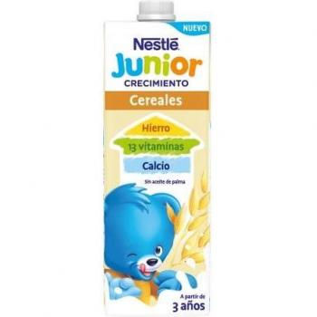 Leche de Crecimiento Nestlé Junior con Cereales +3 Años 1L