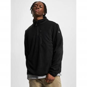 Brandit Fleece Troyer Sweatshirt Black