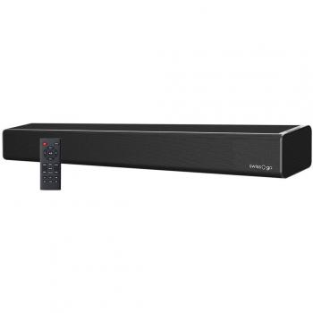 Barra de sonido SWISS+GO Draco, 80W, Bluetooth 5.0, color Negro