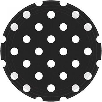 Amscan International – 551537 – 10 Plato de papel de 23 cm), diseño de lunares