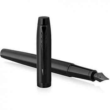 Parker IM Achromatic Black Fountain Pen, Single Pack