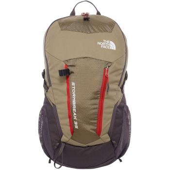 North Face Stormbreak 35 - Mochila, color verde / rojo, talla OS