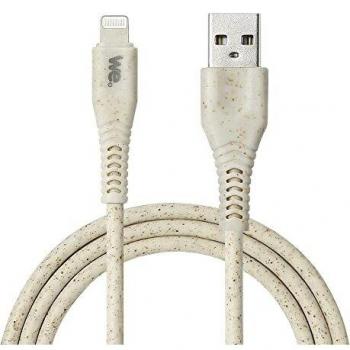 Cable Lightning/USB A Biosourcé 2m - 30% Materiales Reciclados - Certificado MFi - Packaging Ecológico