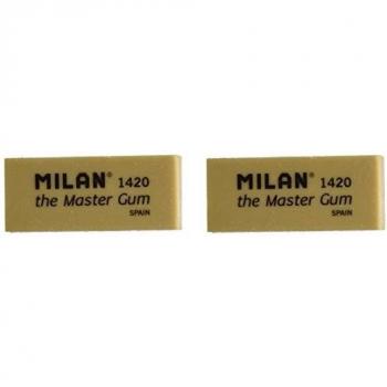 MILAN BMM10314 - Pack de 2 gomas de borrar