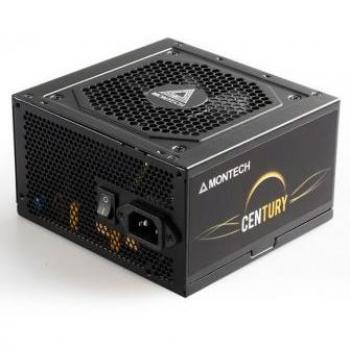 Fuente de alimentación modular Montech Century 650 80 PLUS Gold, 650W, certificación 80 PLUS Gold, diseño modular, compatibilidad con ATX, protección contra sobrecarga y cortocircuito, ventilador silencioso de