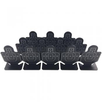 Airsoft Magic Full Metal AB valiente guerrero objetivos de disparo 12 pcs para AEG GBB airsoft – negro
