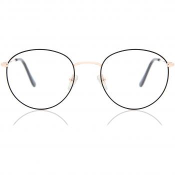 Gafas Anti-Azules Oval Montuta Completa Metálico Negros Armazones para Hombre - SmartBuy Collection