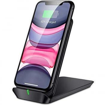 ESR Cargador Inalámbrico Rápido Plegable, 7.5W Carga rápida Compatible con iPhone 11/11 Pro/11 Pro MAX/XS MAX/XS/XR/8, 10W Wireless Charger para Galaxy S20/S20 /S10/S10 /Note10/S9/S9, Pixel 3/3XL